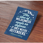 Sentinal Supply SS Wilderness Defenders Quote Sticker