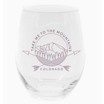 Snow Business SB Take Me to the MNTS Wine Glass