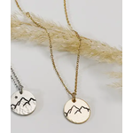 Joy In The Morning Joy In The Morning Mountain Peaks Necklace Gold