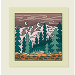 Goodnight Pine Goodnight Pine- Sawmill Dusk Print 8x8