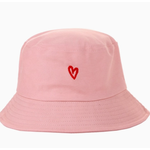 Vanilla Monkey VM Love Heart Bucket Hat