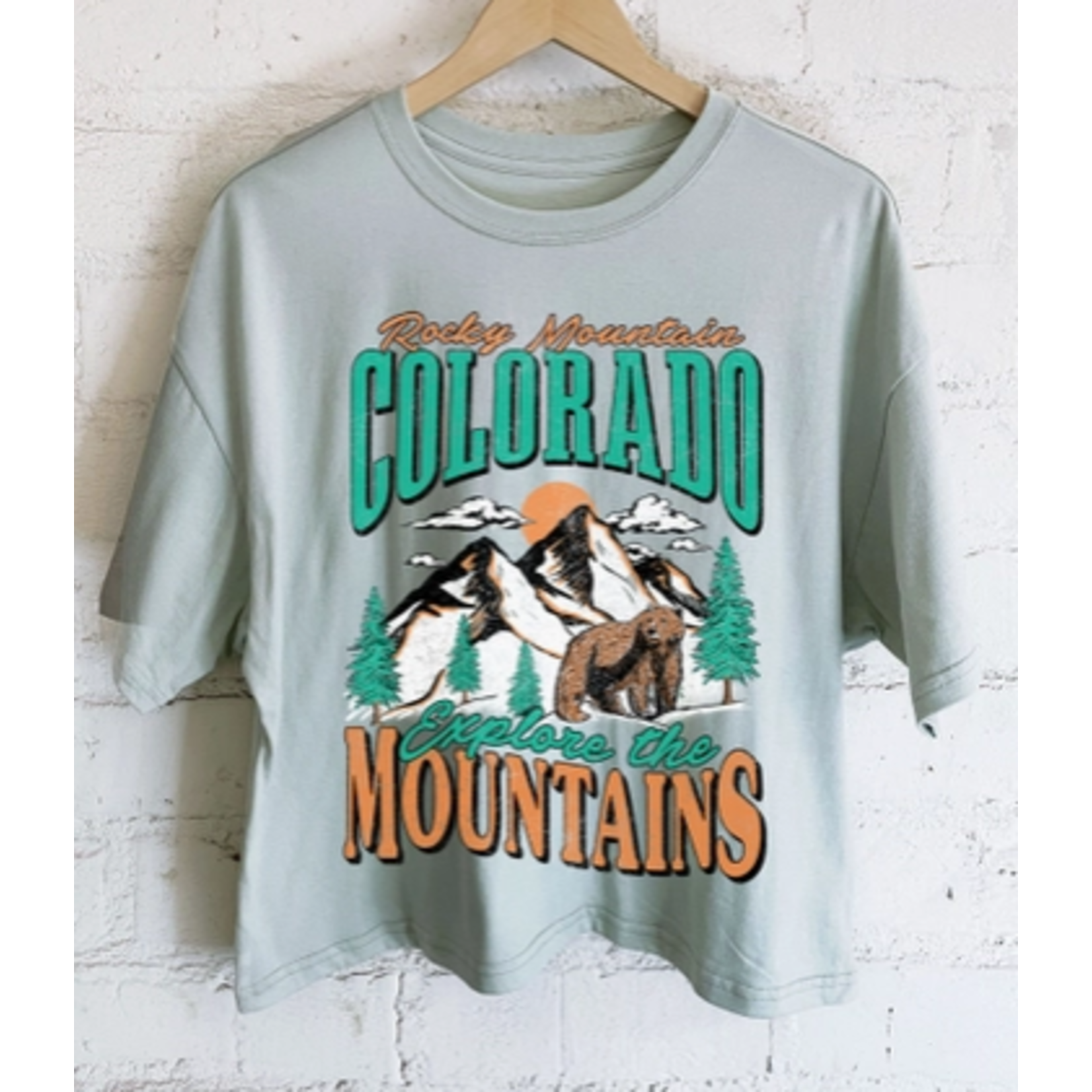 Rustee Clothing Rustee Colorado RM Long Crop T-Shirt