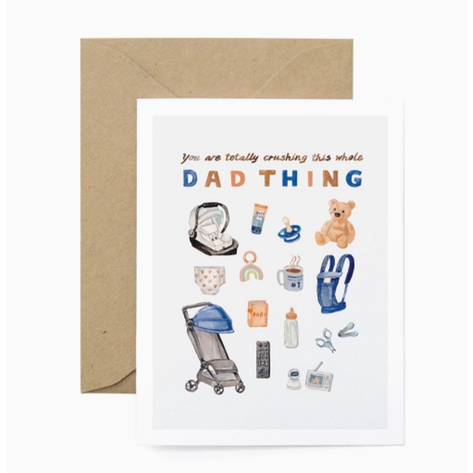 Lana's Shop Lana's Shop New Dad Encouragement Father's Day Greeting Card