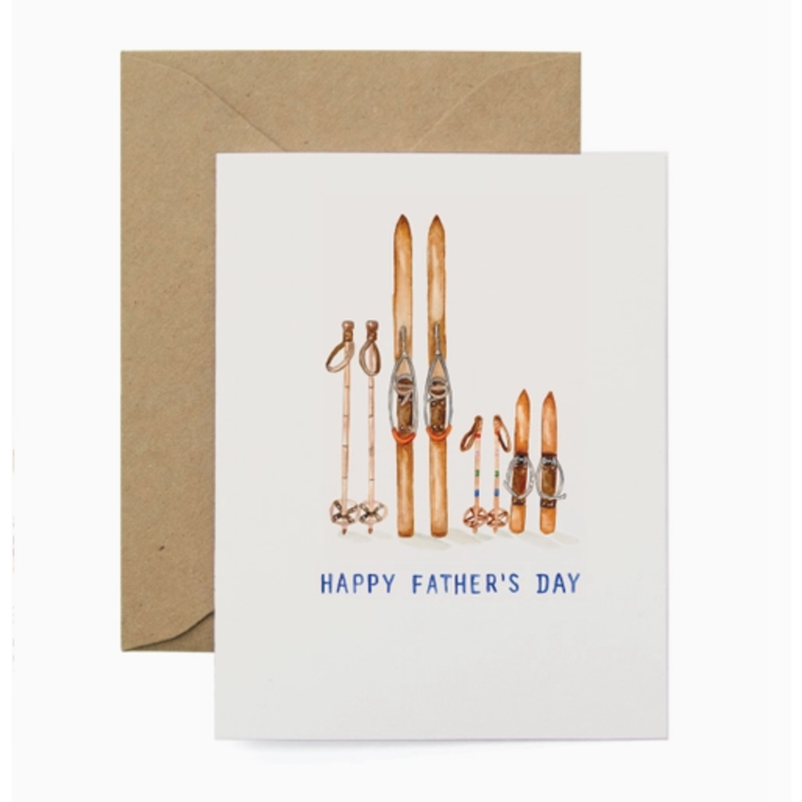 Lana's Shop Lana's Shop Ski Dad Father's Day Greeting Card