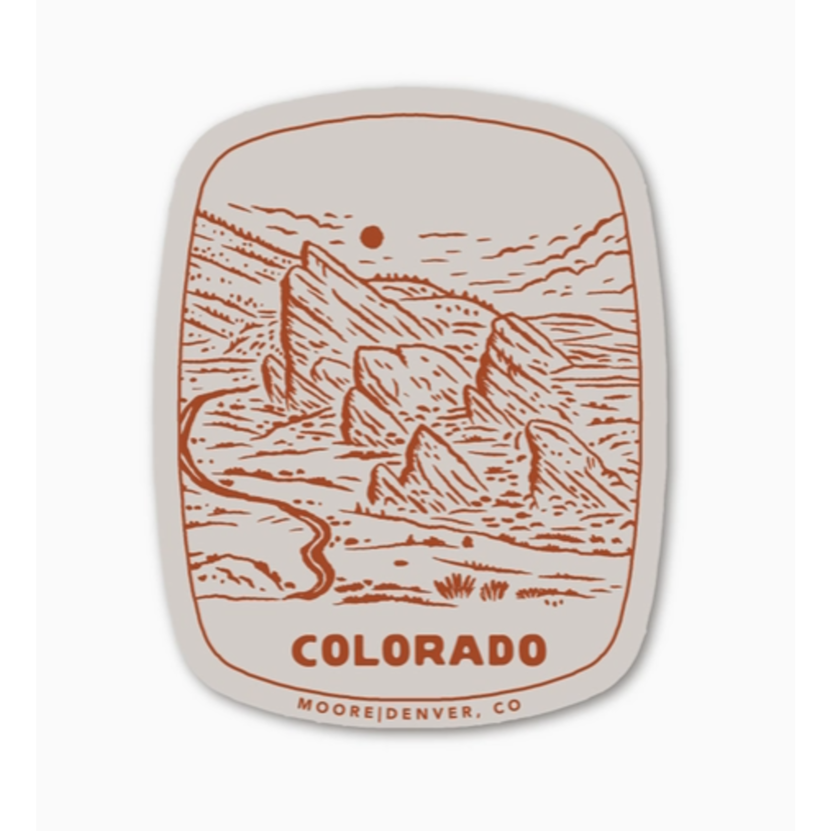 Moore Collection Moore Red Rocks Sticker