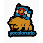 YoColorado Yo Colorado Colorado Bear Sticker