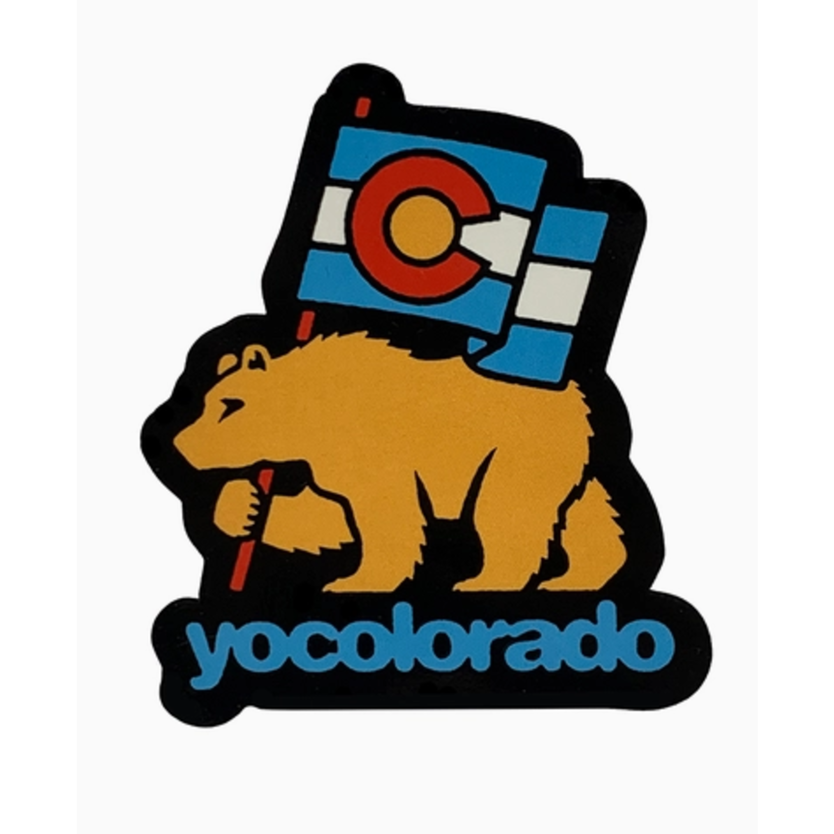 YoColorado Yo Colorado Colorado Bear Sticker