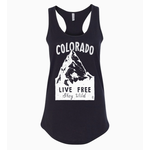 Akinz Akinz Colorado Live Free Racerback