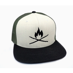 Black Lantern BL Sticks & Fire Three-Tone Trucker Hat