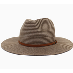 Suzie Q Suzie Q Outdoor Travel Seaside Straw Hat Taupe