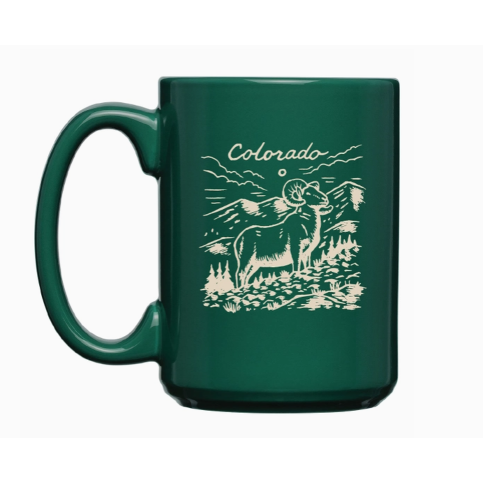 Moore Collection Moore Colorado Diner Mug-Green