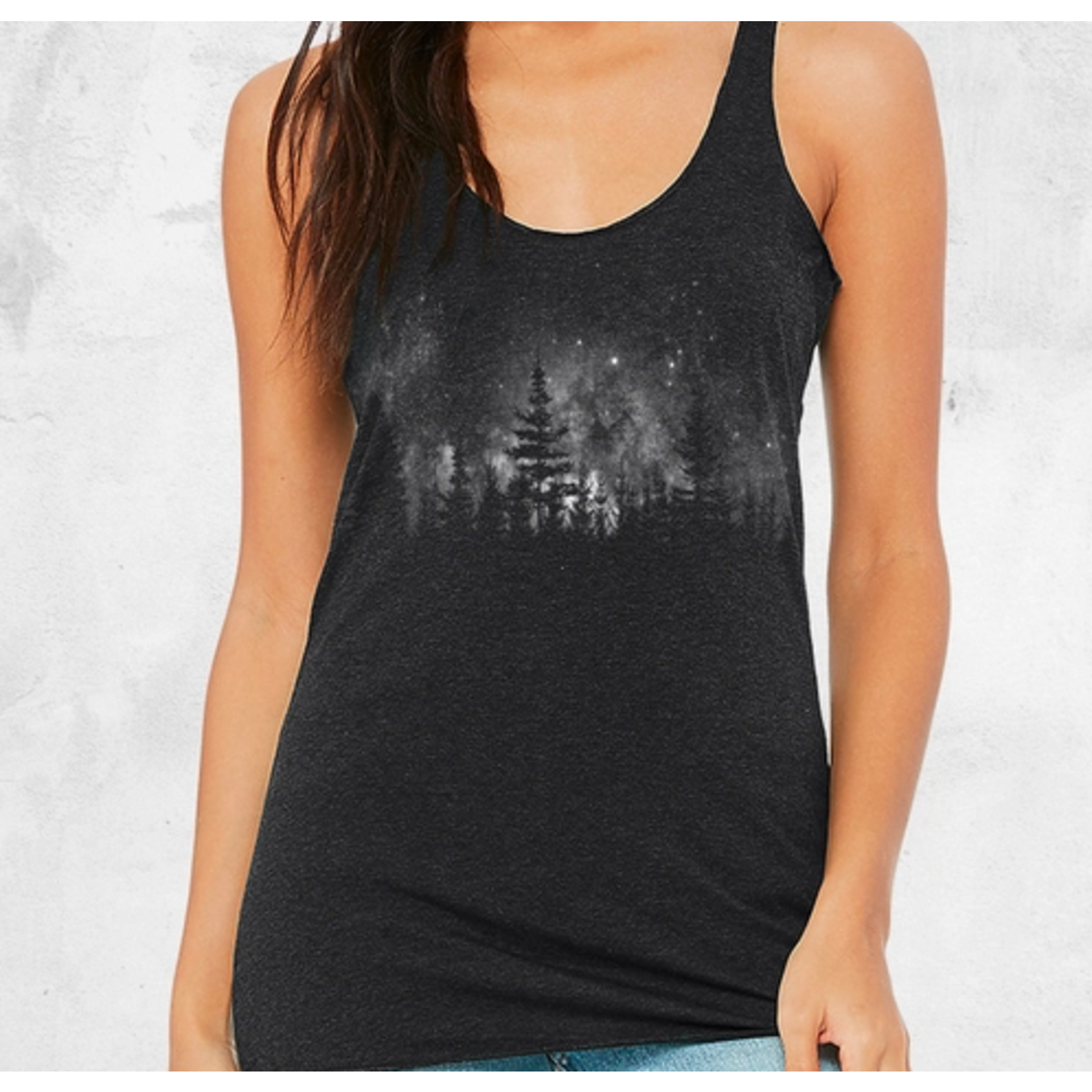 Black Lantern BL Stars at Night Ladies Tank