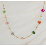 Ellison+Young E&Y Flower Field Romance Beaded Necklace Color