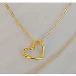 Ellison+Young E&Y Heart and Chain Necklace