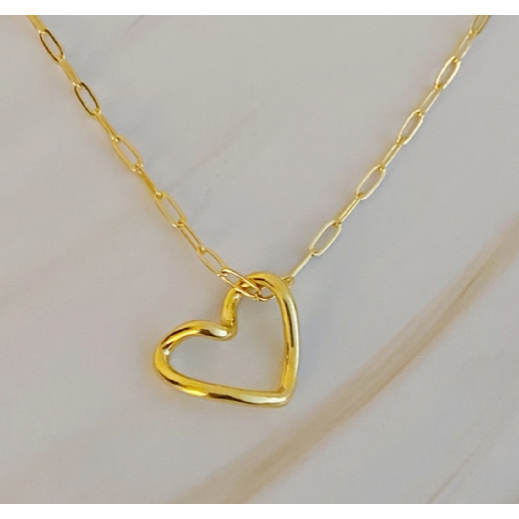 Ellison+Young E&Y Heart and Chain Necklace