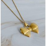 Ellison+Young E&Y Puffy Bow Pendant Necklace