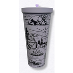 The Montana Scene National Forest Travel Tumbler Lavender