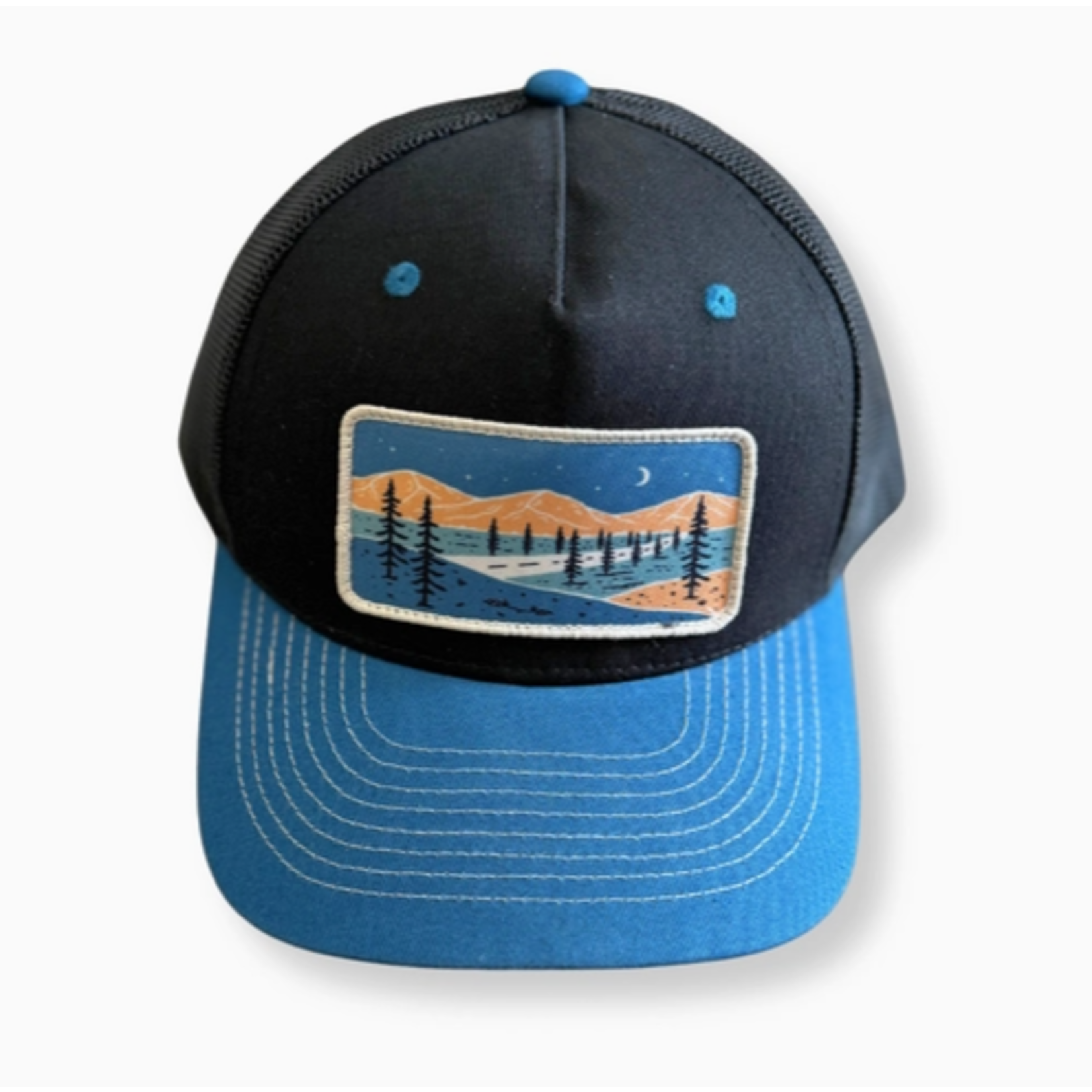 The Montana Scene TMS Starry Road Trucker - Blue/Navy