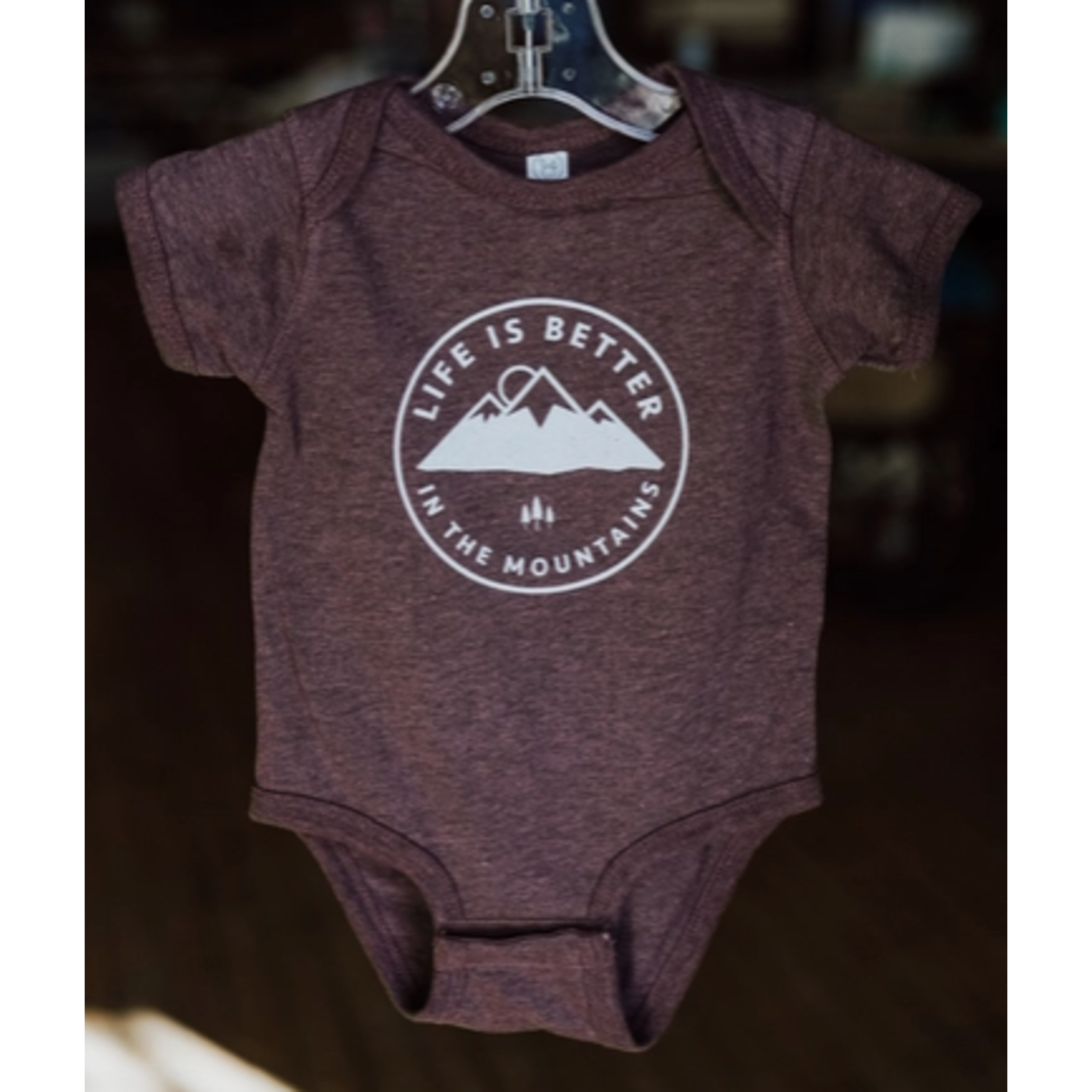 The Montana Scene Montana Scene Life is Better in the Mountains Onesie