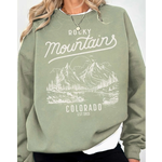 Rustee Clothing Rustee Rocky Mountain Script Crewneck