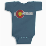 YoColorado YoColorado Onesie - Blue Colorado Flag Baby