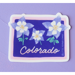 Little Known Goods Little Known Goods Colorado Columbine Sticker