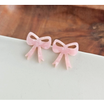 Spiffy & Splendid S&S Bow Studs - Pink