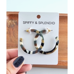 Spiffy & Splendid S&S Camy Hoop Earrings Camo