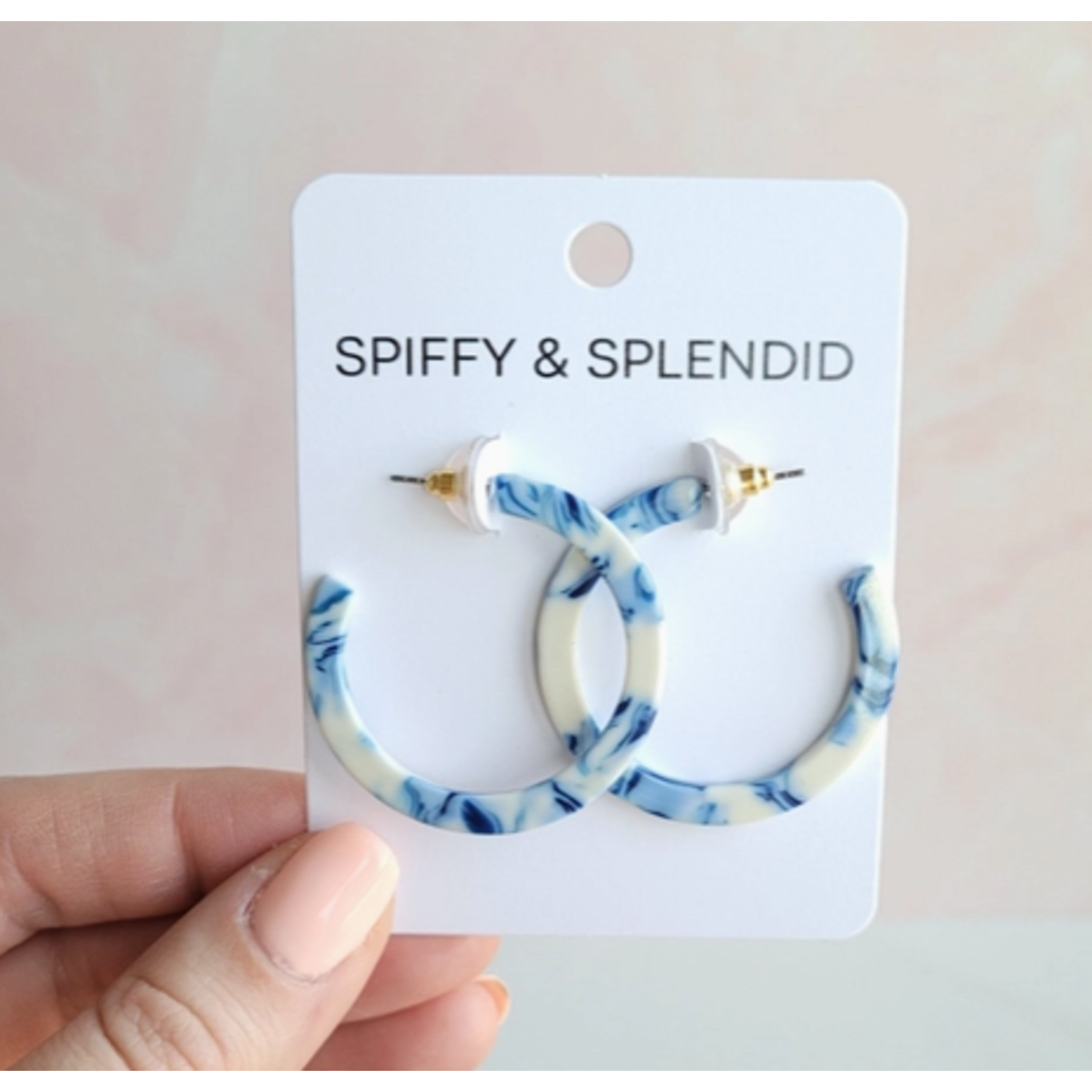 Spiffy & Splendid S&S Camy Hoop Earrings Greek Goddess