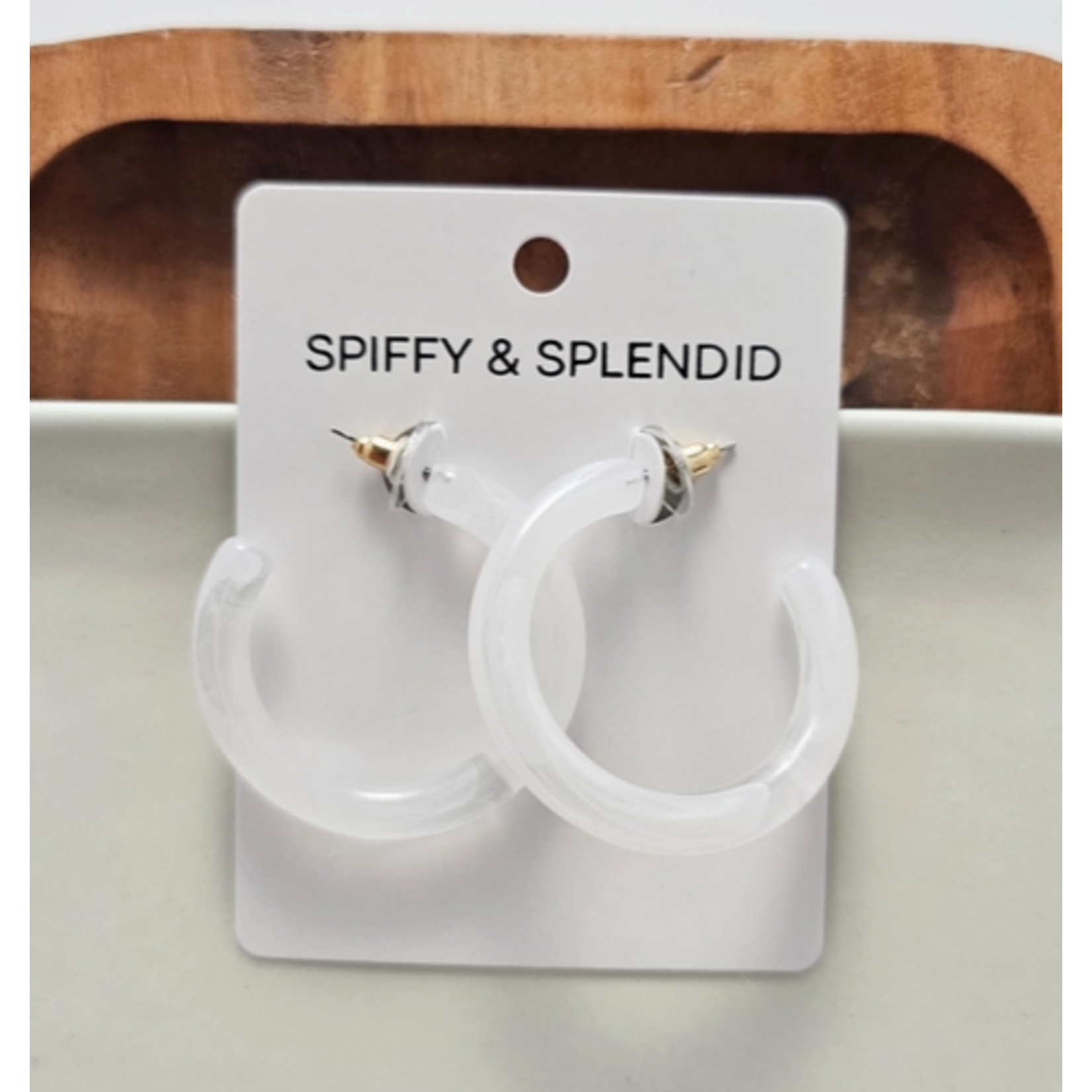 Spiffy & Splendid S&S Josie Hoops - White