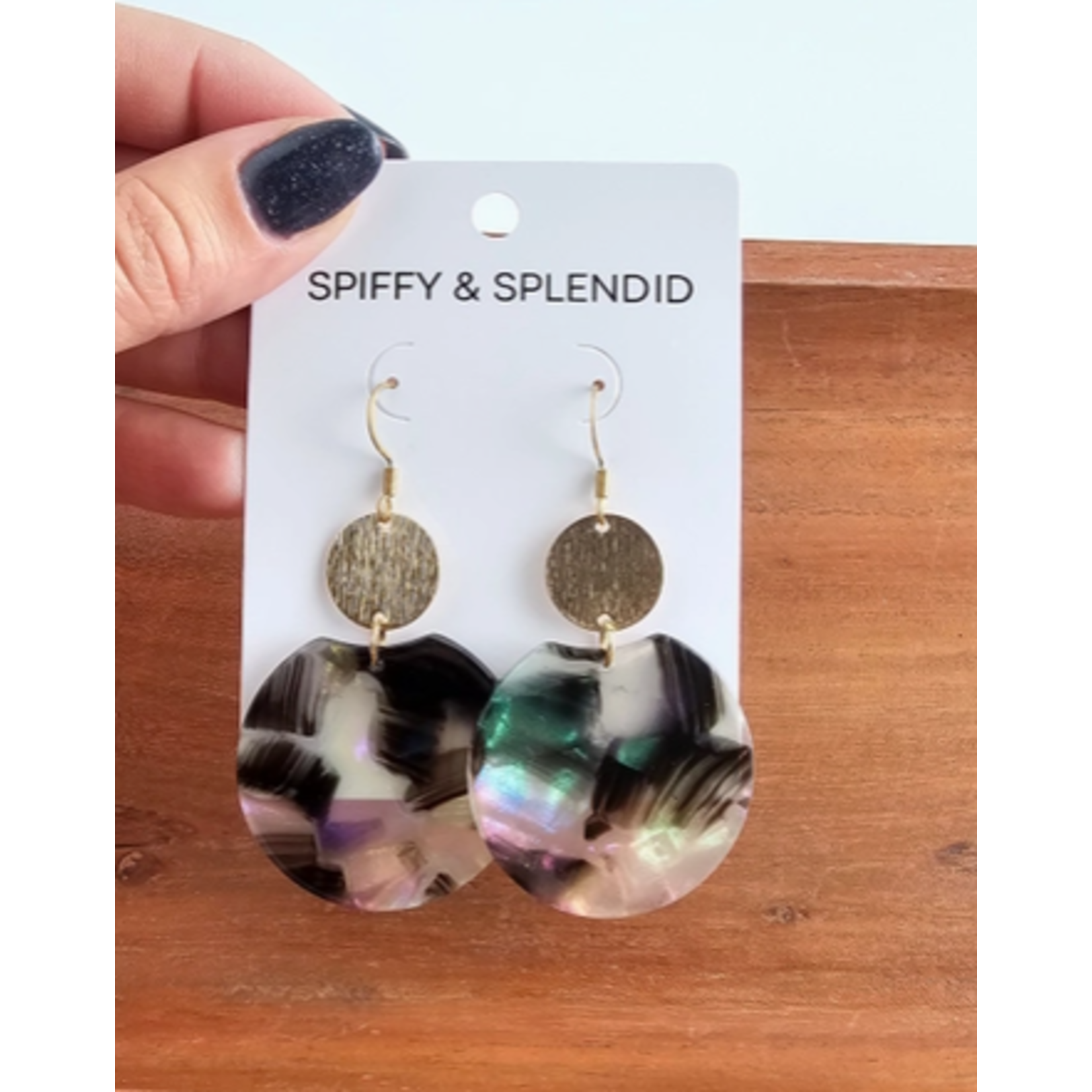 Spiffy & Splendid S&S Zoey Earrings - Midnight Opal