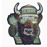 Coloradocool ColoradoCool Bison Holographic Sticker