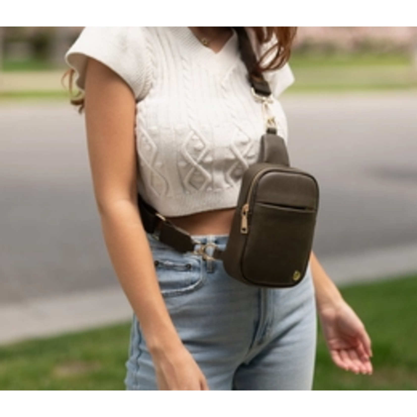 Modern+Chic MC Bridget Sling Crossbody Fanny Mini Belt Bag
