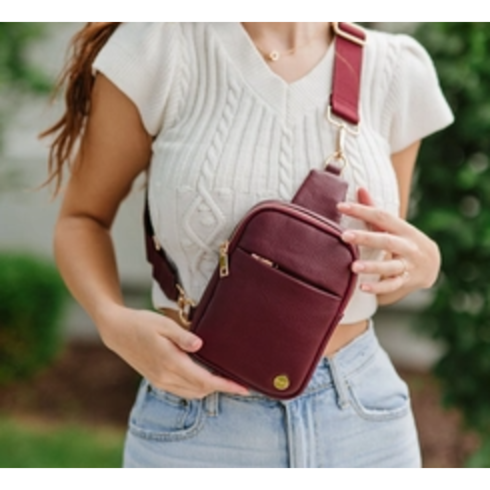Modern+Chic MC Bridget Sling Crossbody Fanny Mini Belt Bag