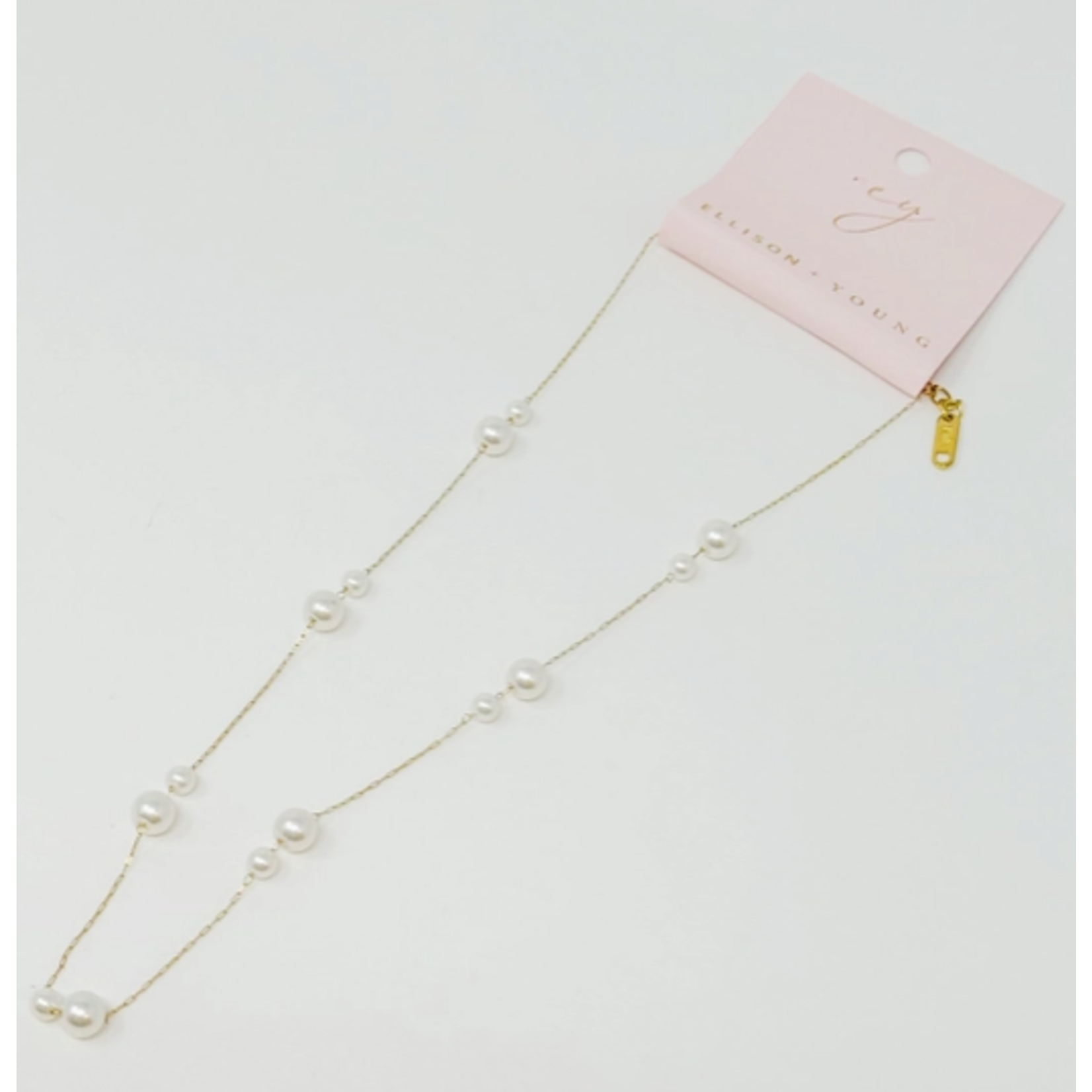 Ellison+Young E+Y Lovely Lady Dainty Pearl Necklace