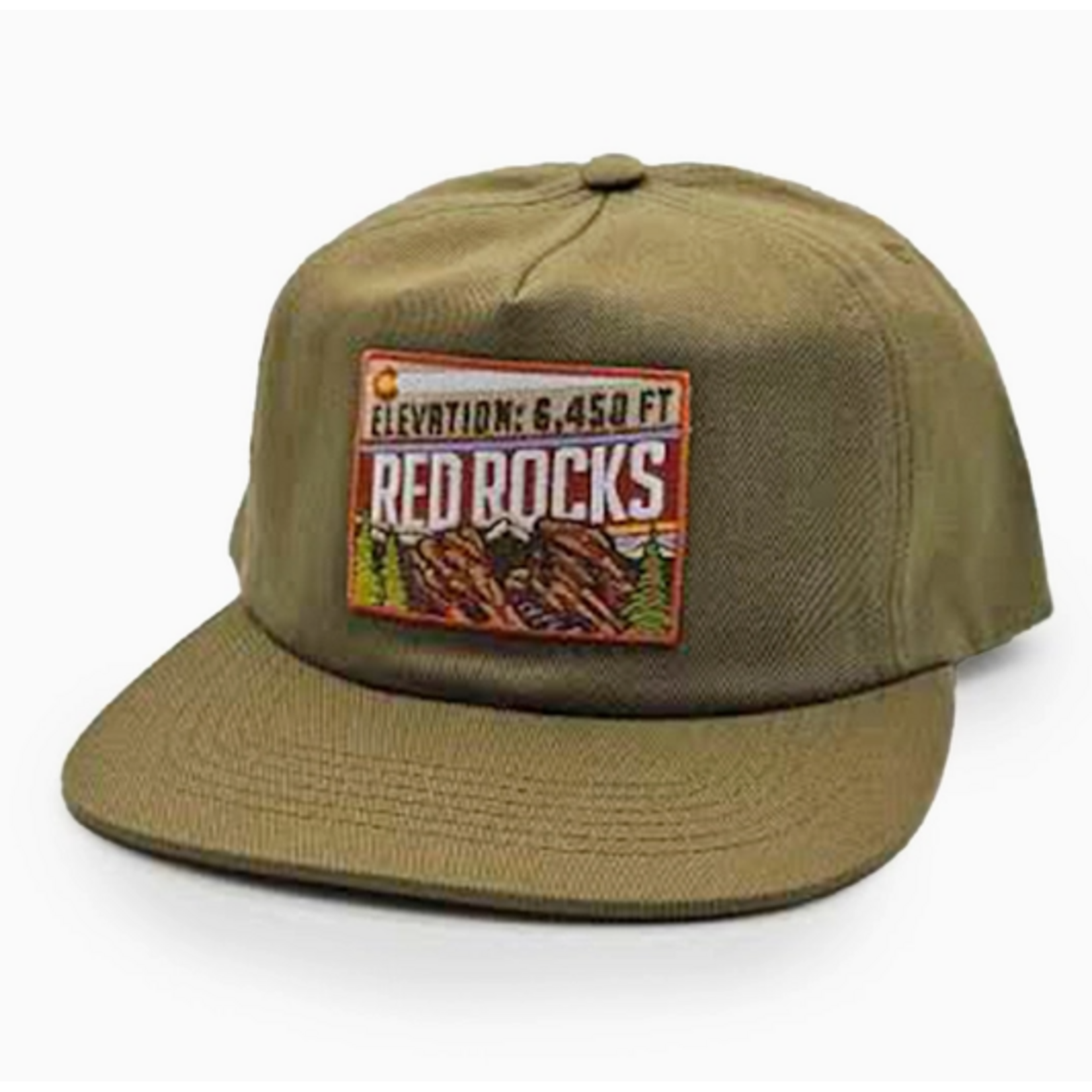 Coloradocool Coloradocool Red Rocks Unstructured Hat- Olive