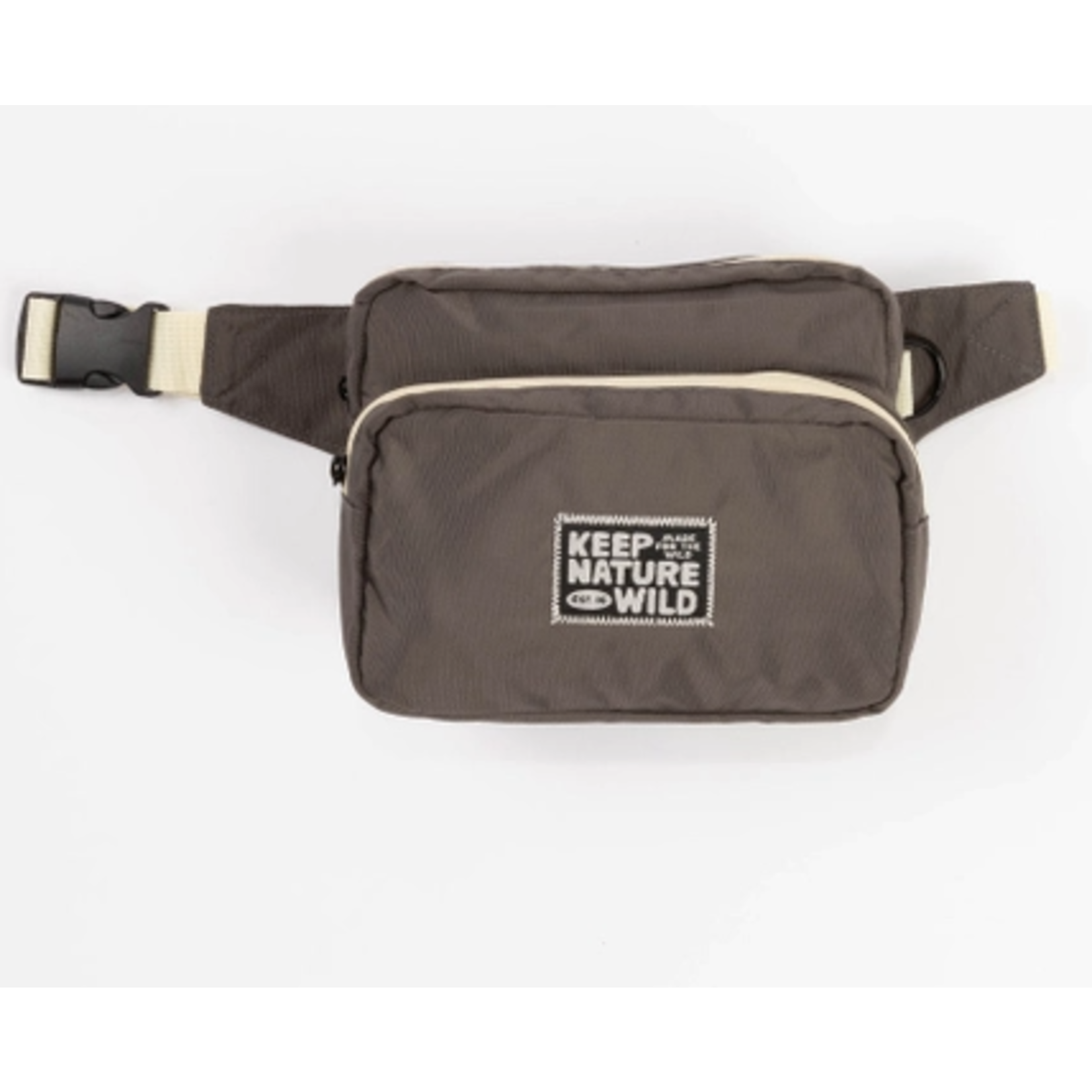 Keep Nature Wild KNW Fanny Pack Coal/Cream