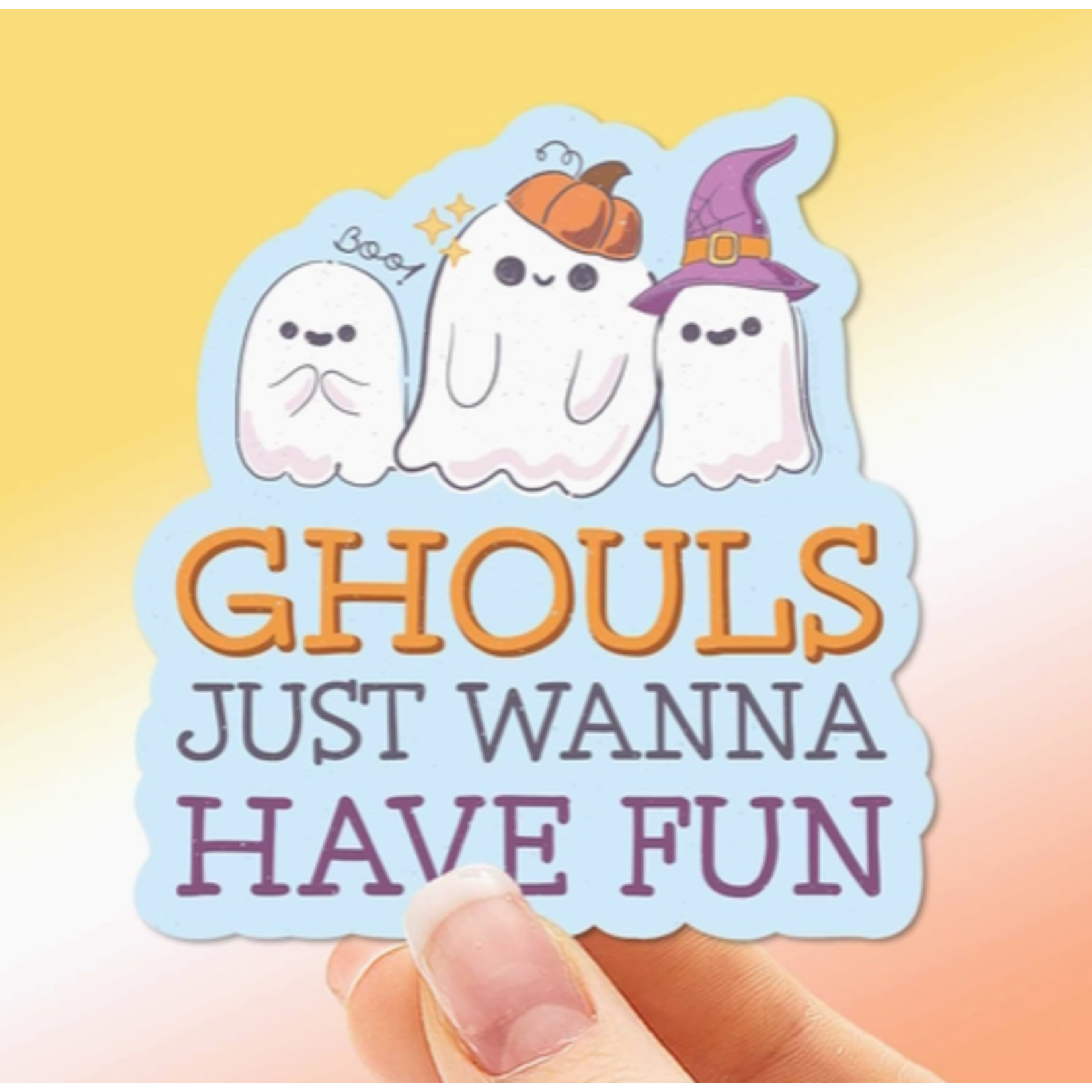 Sentinal Supply SS Ghouls Just Wanna Have Fun Halloween Sticker