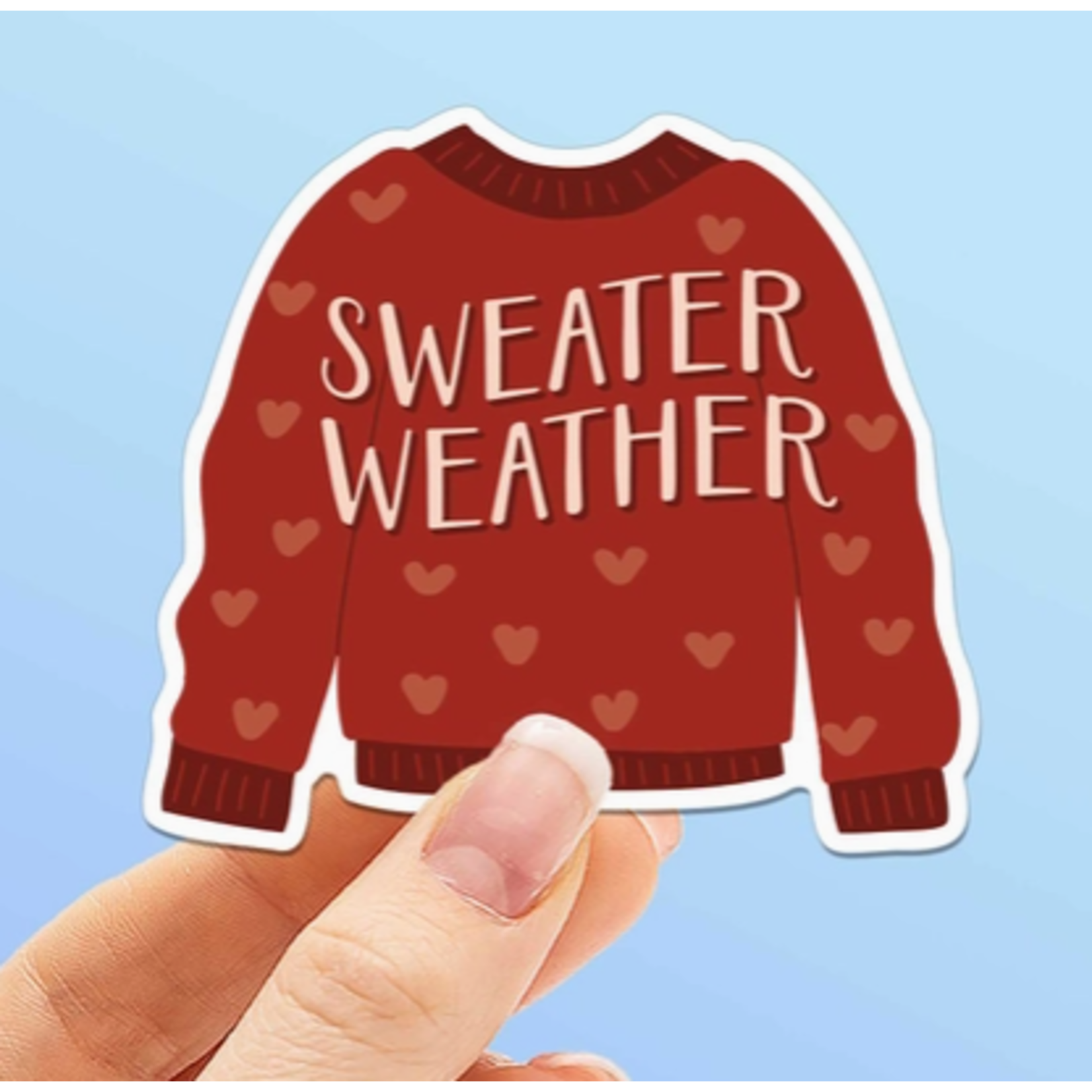 Sentinal Supply SS Sweater Weather Fall Sticker