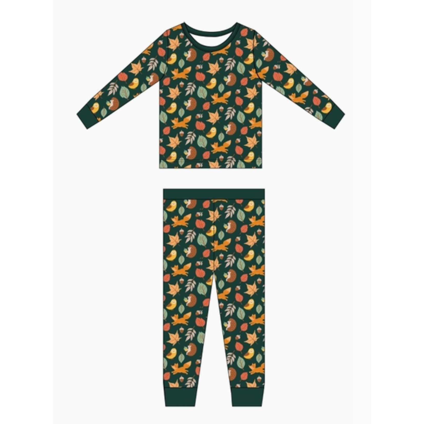 Joan's Joan's Two Piece Bamboo Pajamas