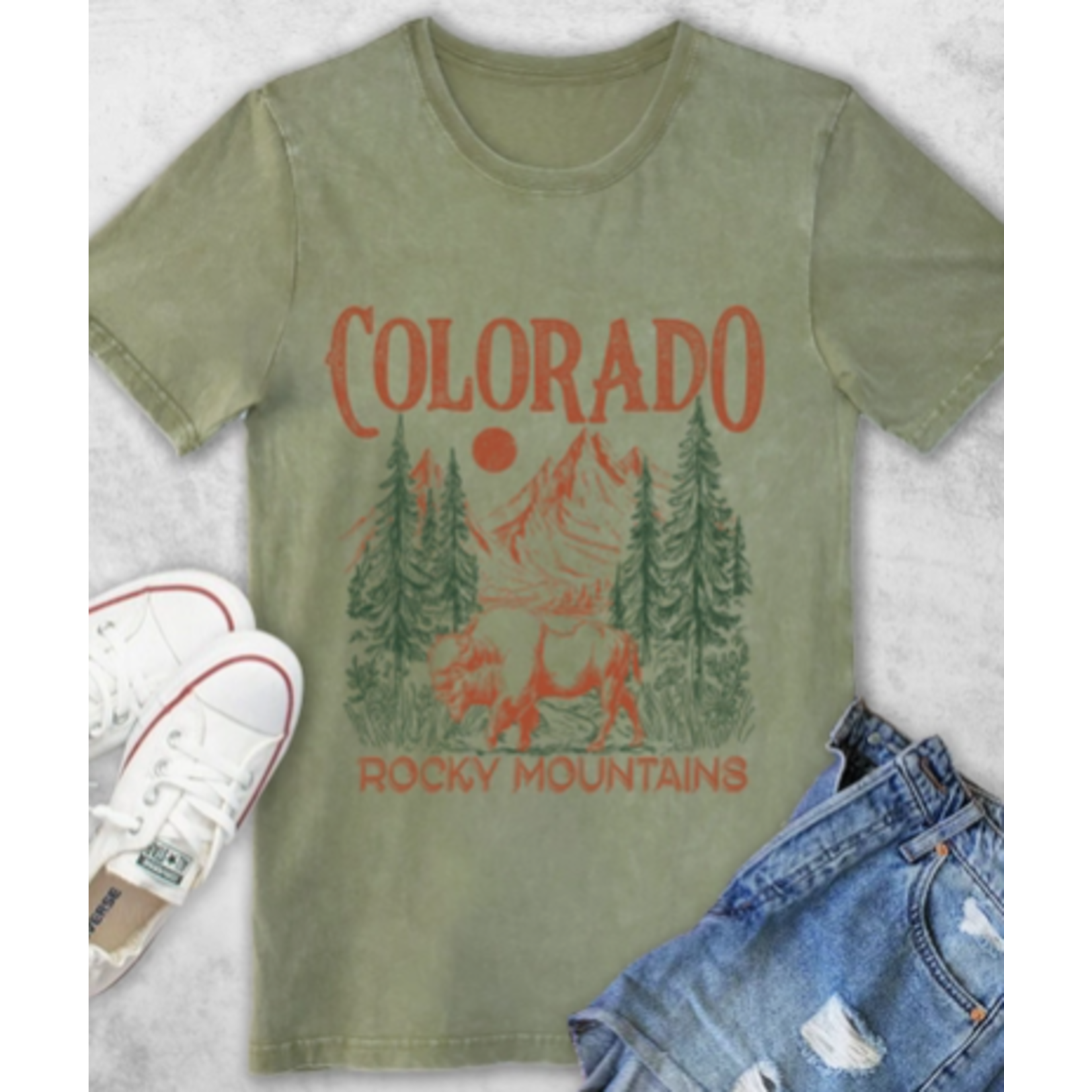 Rustee Clothing Rustee Bison Vintage T-Shirt