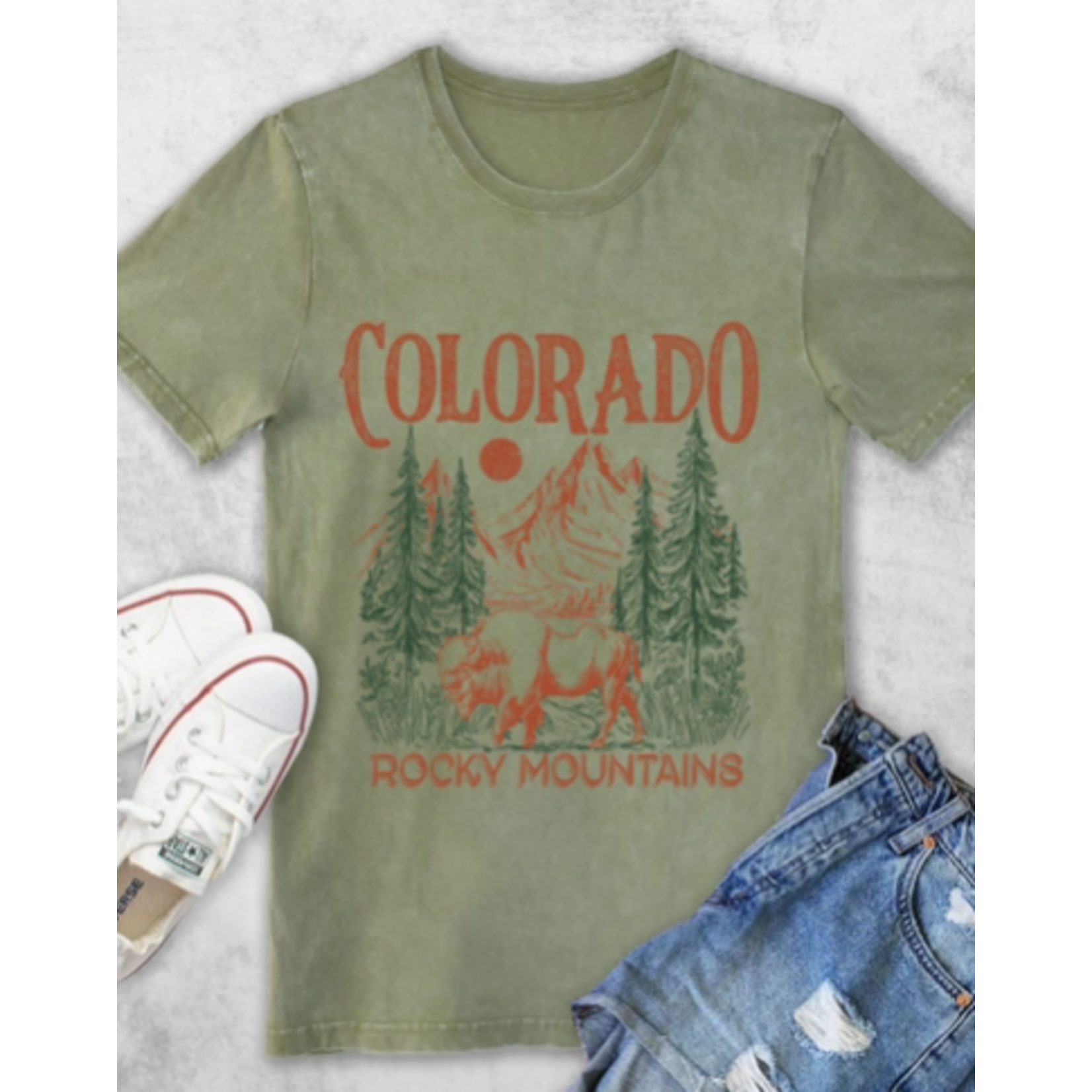 Rustee Clothing Rustee Bison Vintage T-Shirt