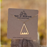 Made of Mountains MM Triple Peak Necklace Gold