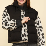 Very J Very J Mock Sleeve Puffer Vest