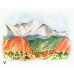 Ruby Charles Design Ruby Charles Design Made in CO Springs Pikes Peak Print