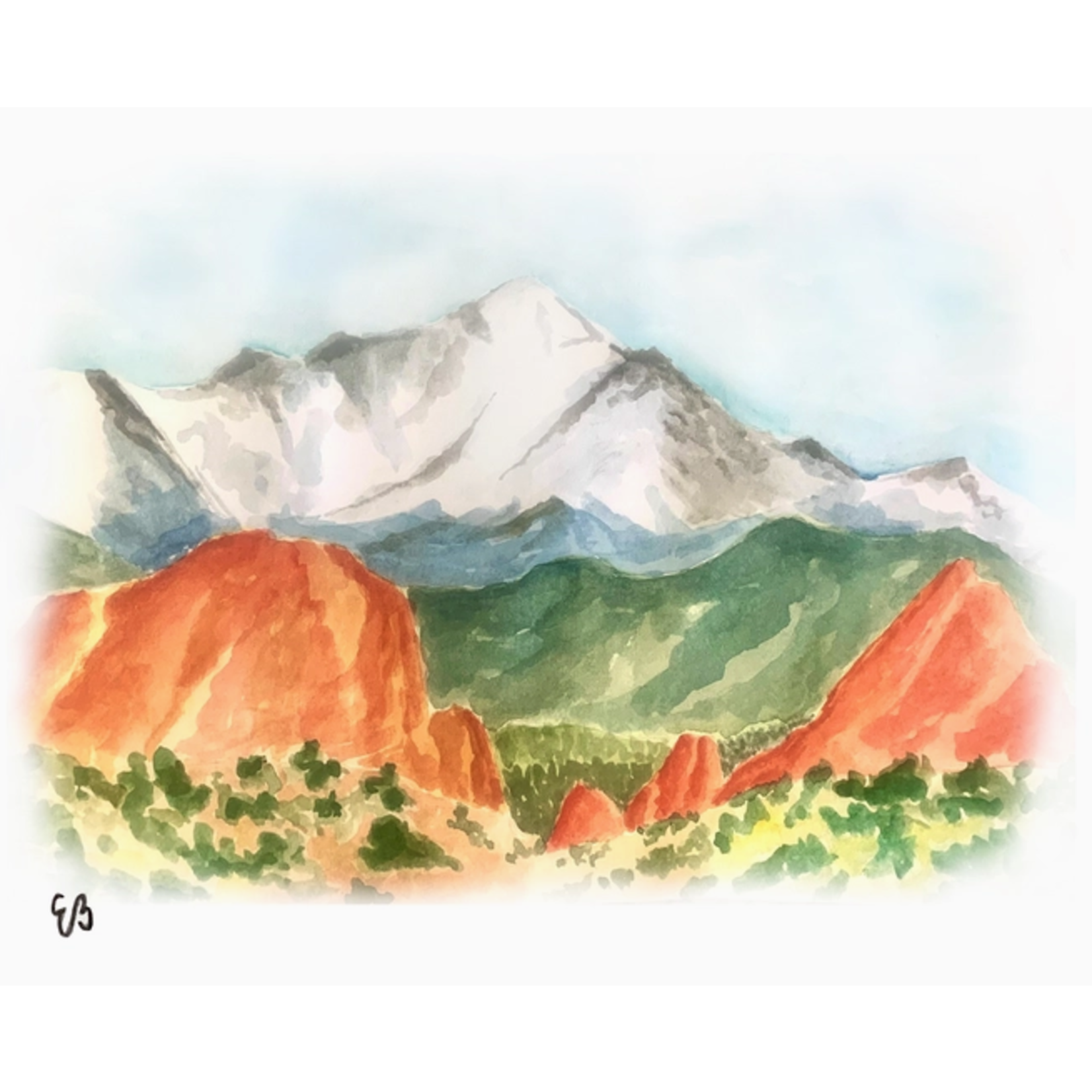 Ruby Charles Design Ruby Charles Design Made in CO Springs Pikes Peak Print