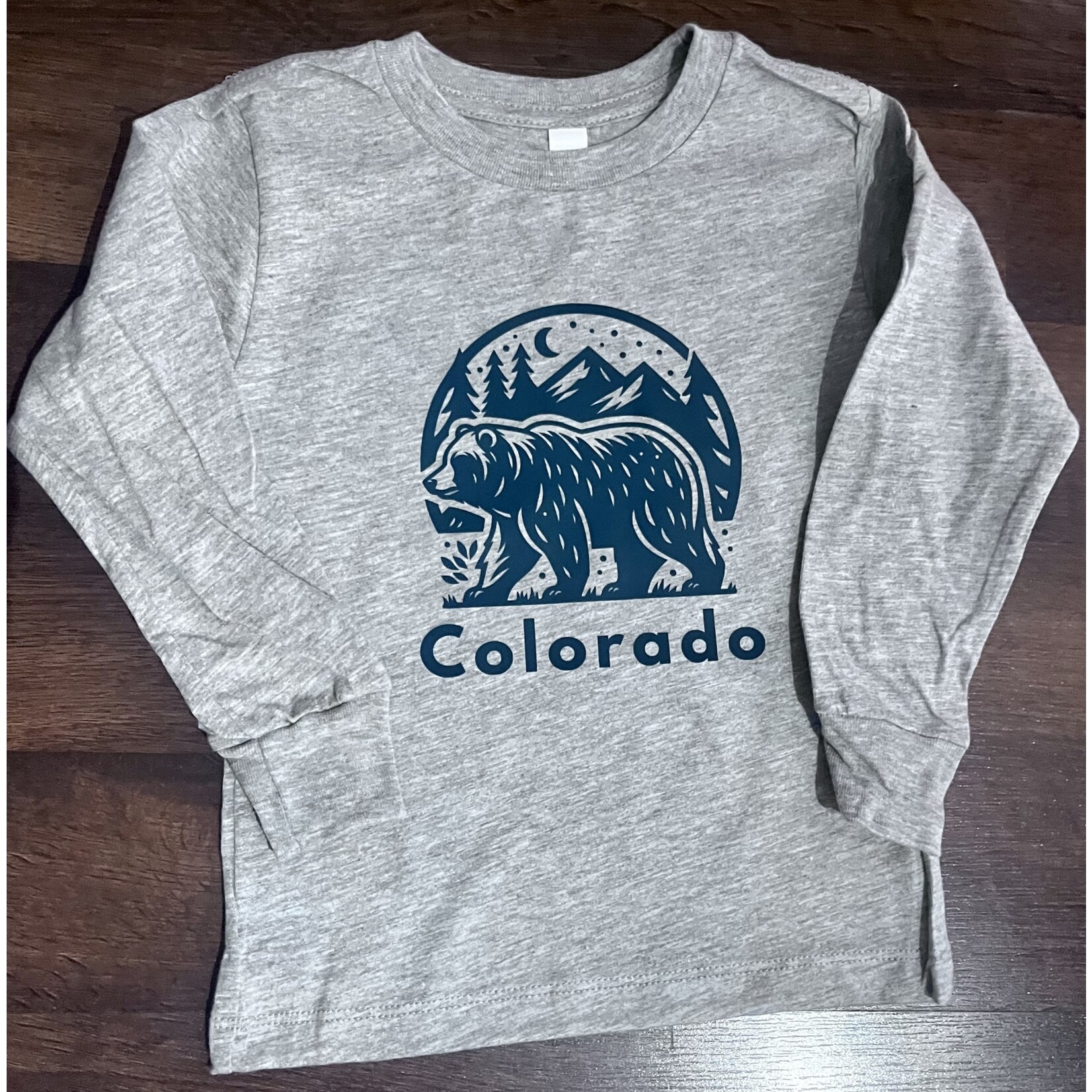 Mountain Standard Time Apparel MST Bear Toddler LS T-Shirt