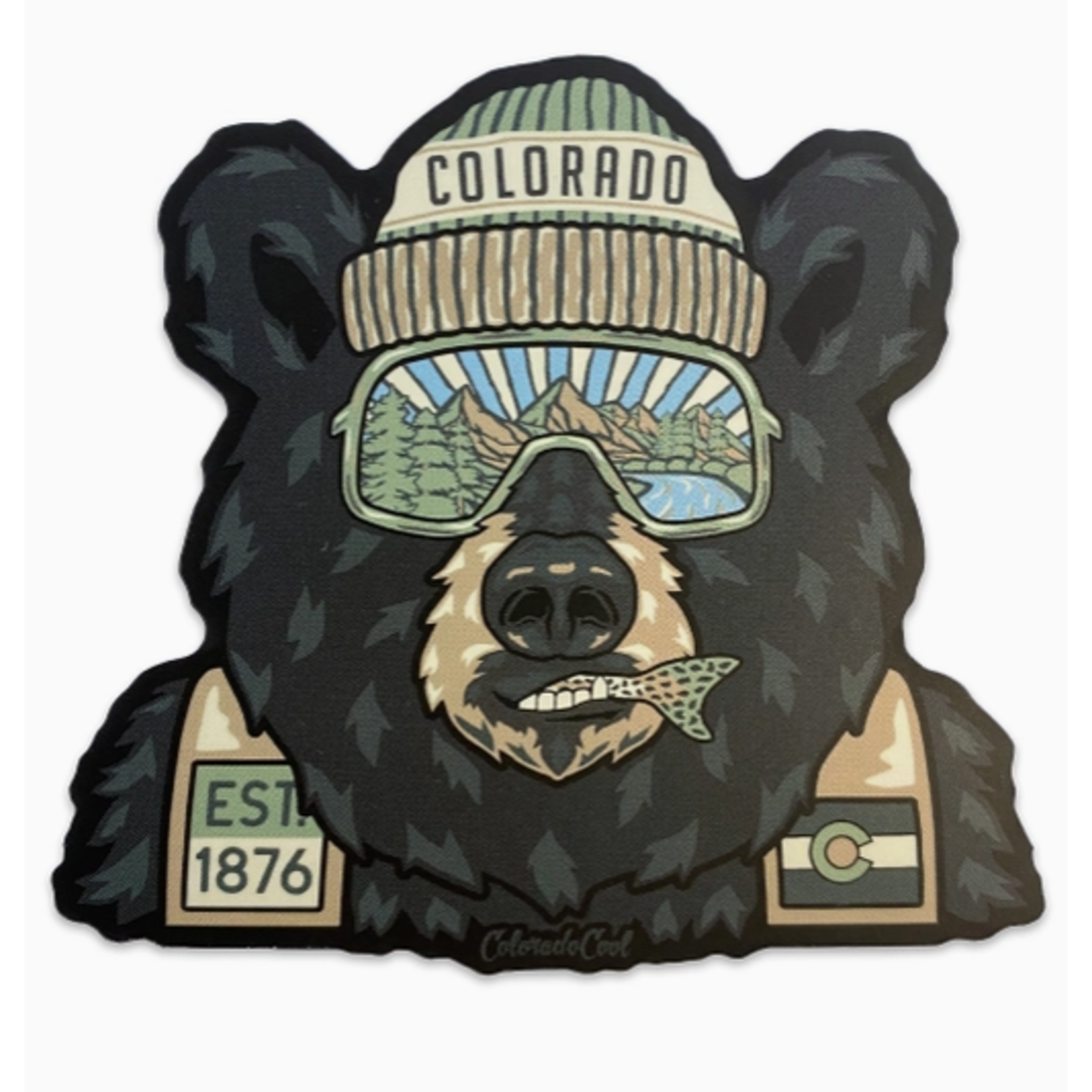 Coloradocool ColoradoCool Backwoods Bear Sticker