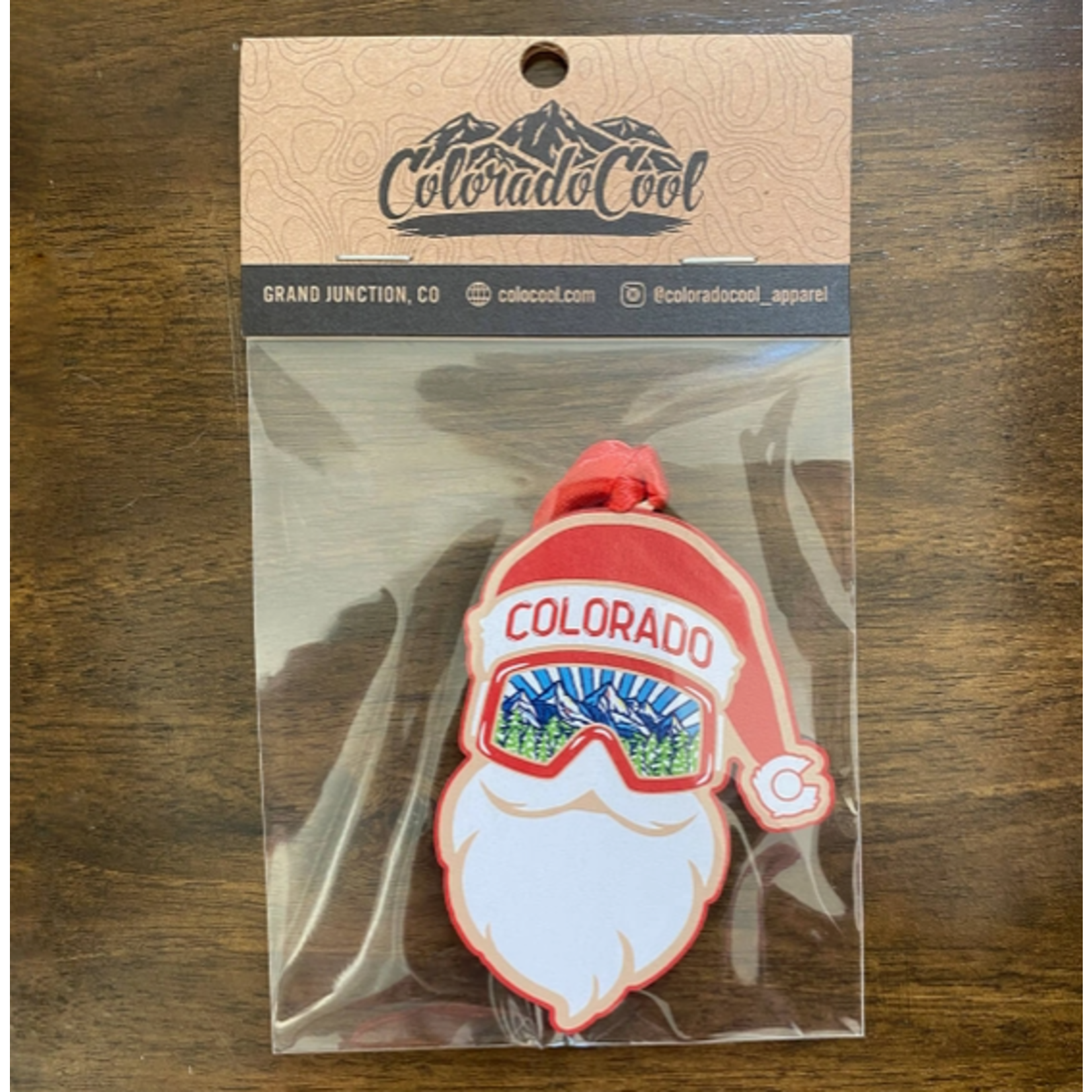 Coloradocool Coloradocool Colorado Santa Ornament