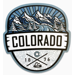 YoColorado Coloradocool Whiteout Sticker